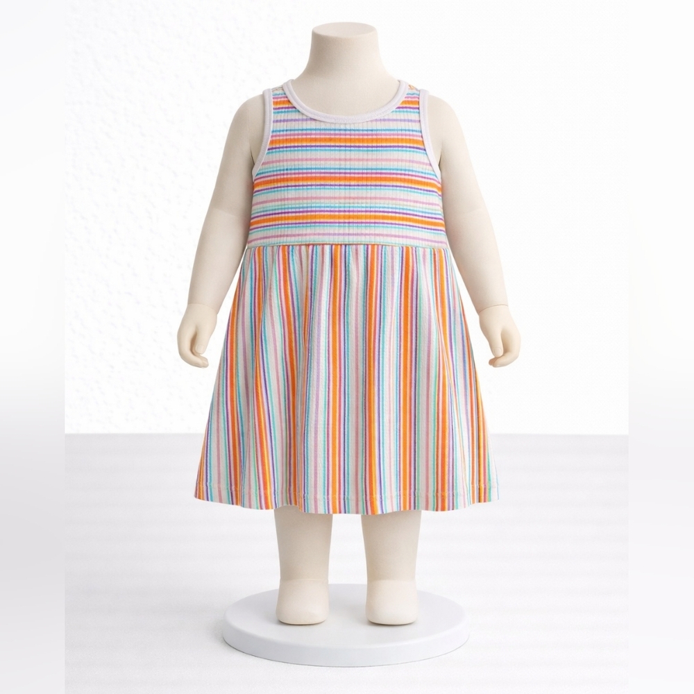 Colorful Striped Kids Dress by Cat & Jack 3T